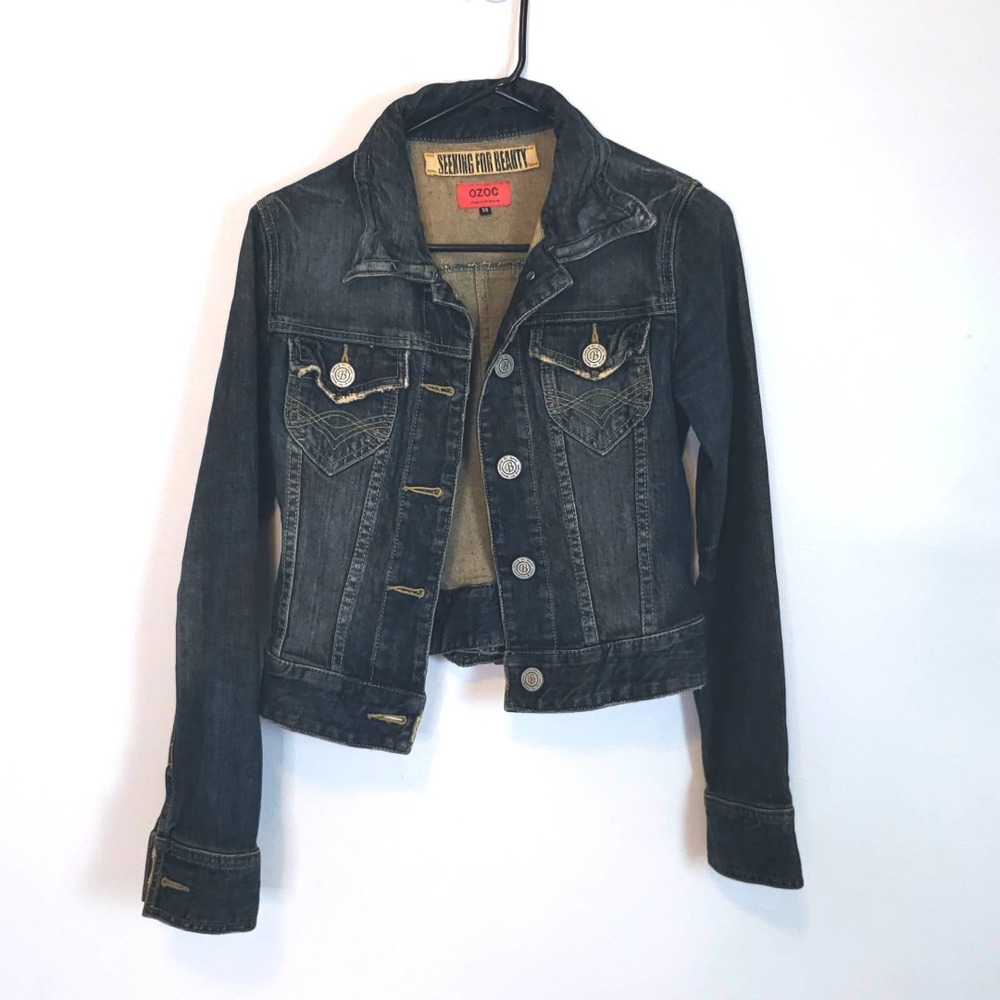 Seeking For Beauty OZOC Denim Jacket